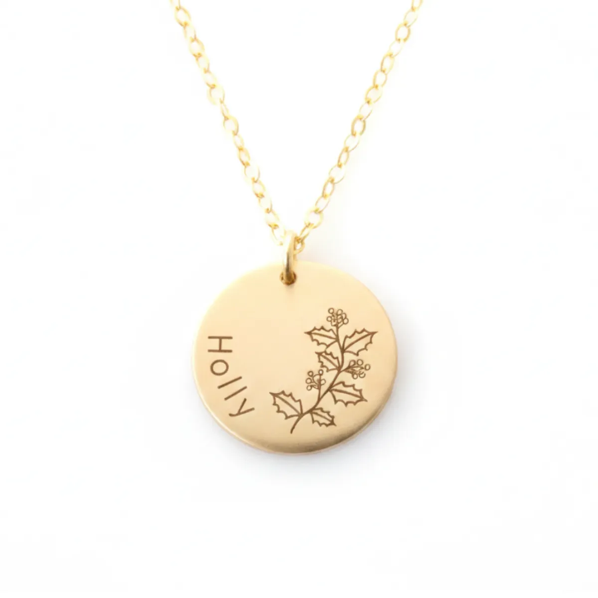 Round Floral Pendant